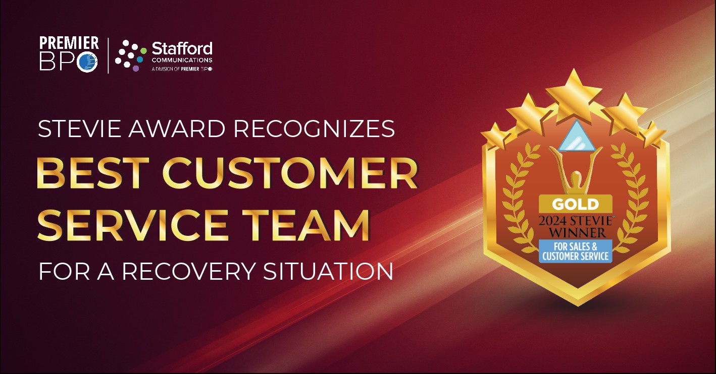 Stevie Award Recognizes Best Customer Service Team for a Recovery Situation