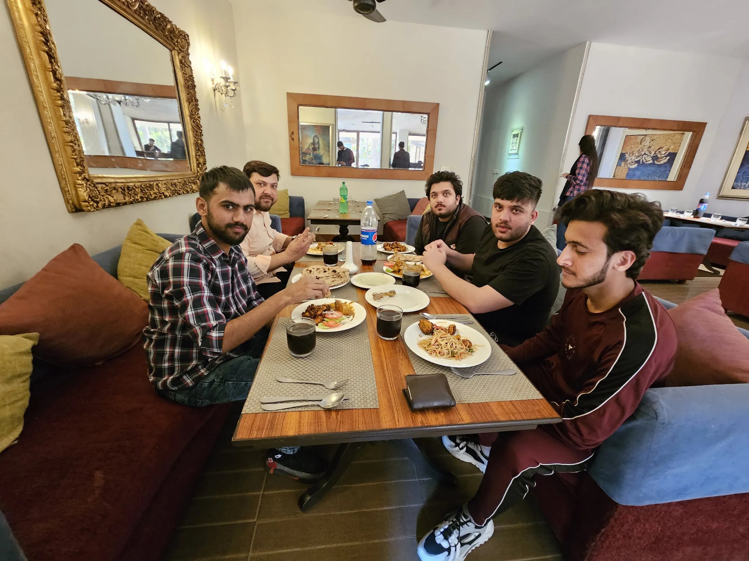 Premier NX employees having lunch together Premier NX employees having lunch together