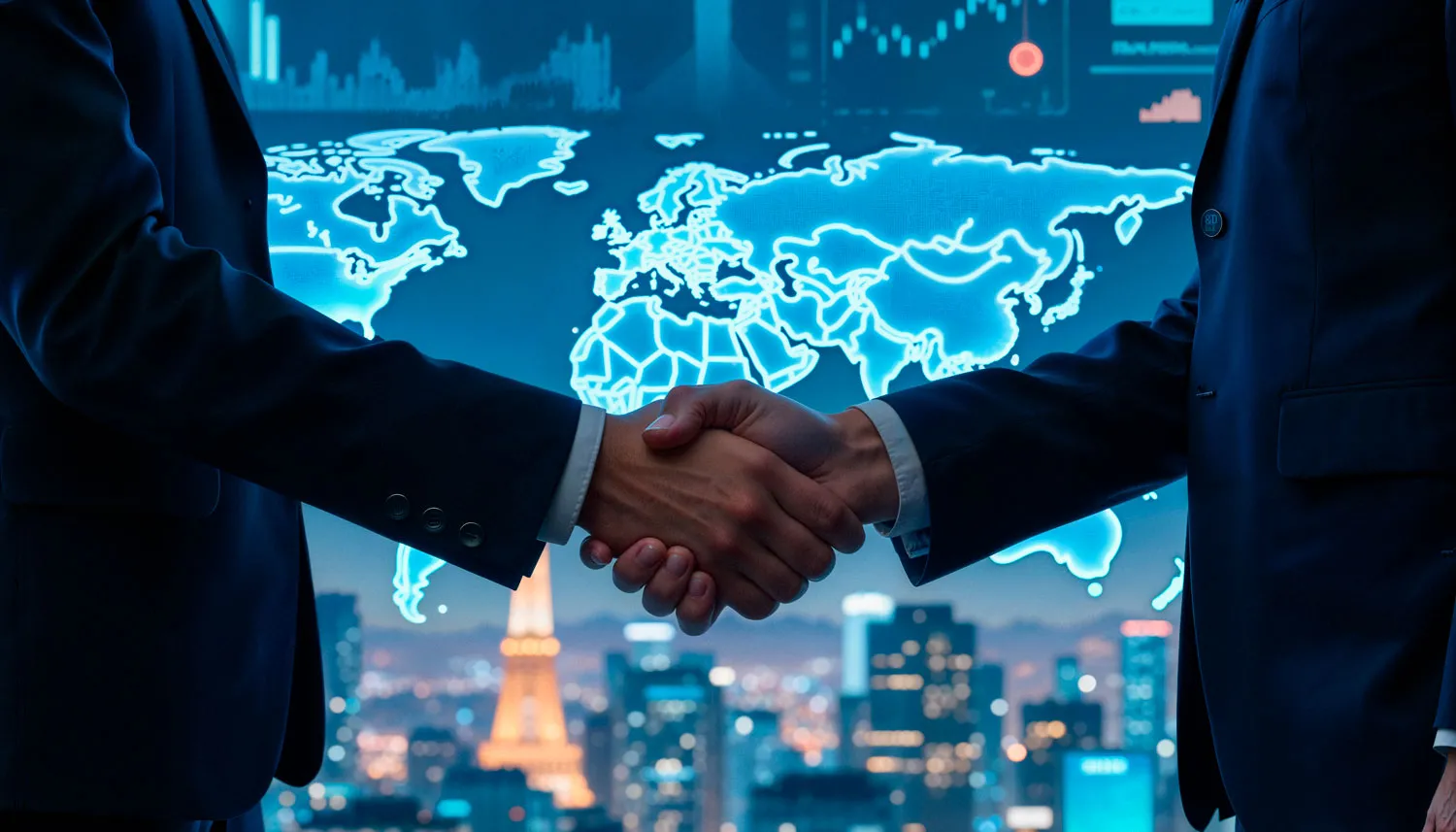 business-handshake-with-world-map-background