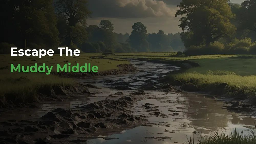 Businesses escaping the muddy middle